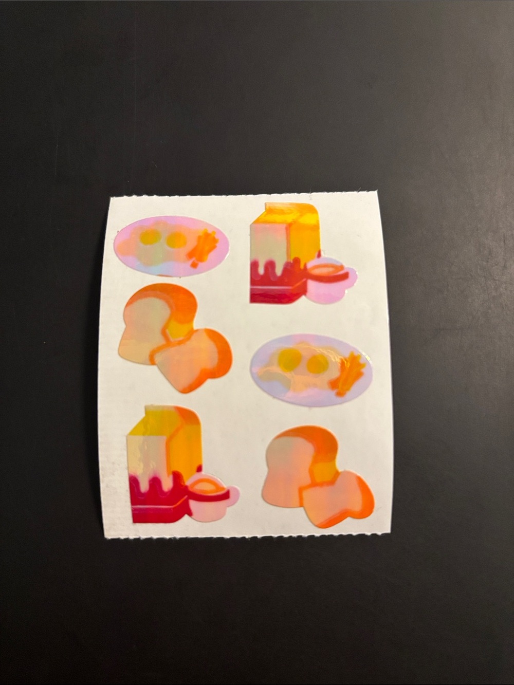 Cotrin Breakfast Pearly Sticker Mod Vintage 80's